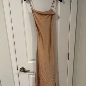 ASTR the Label Cowl Slip Midi Dress